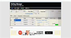 Desktop Screenshot of mybettingmanager.com